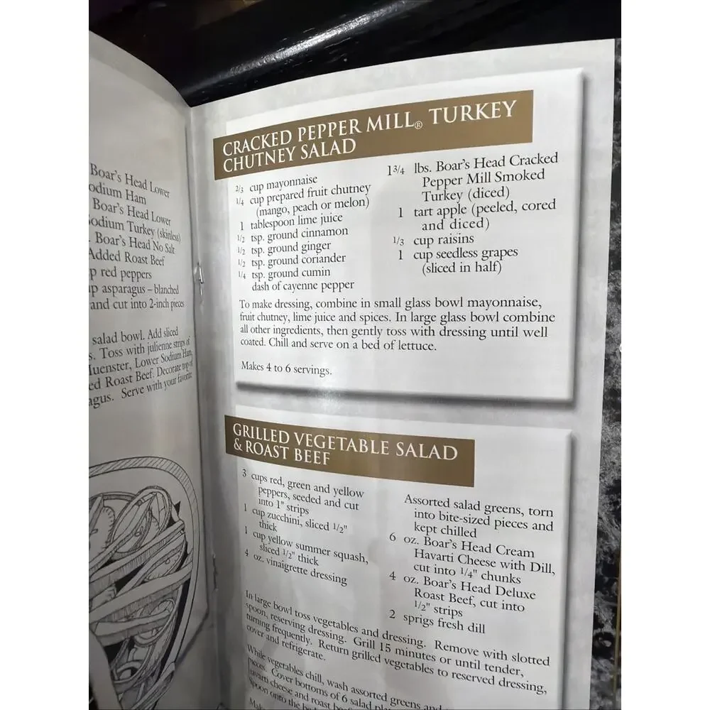 2 Boar’s Head Cooking CLASSIC RECIPES‎ & Now You’re Cooking (Paperback) Vintage